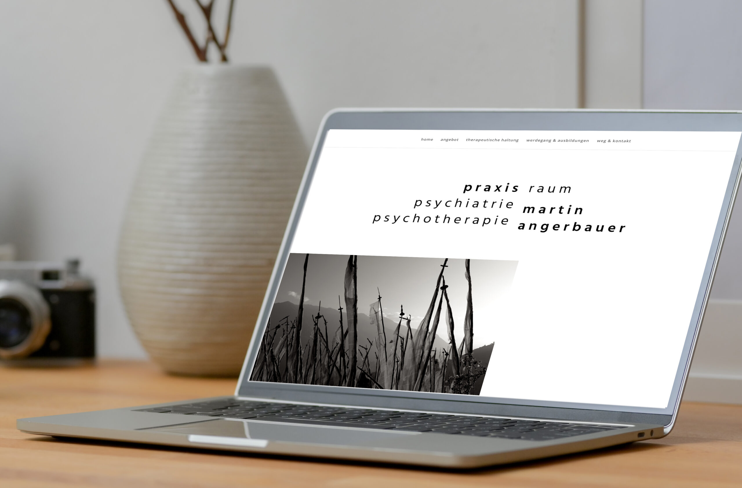 praxisraum für psychiatrie & psychotherapie 2– Referenzbild von laufweite Webdesign & Corporate Design | Raum Zürich