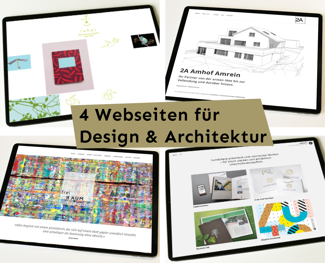 Webdesign für Architektur und Design
