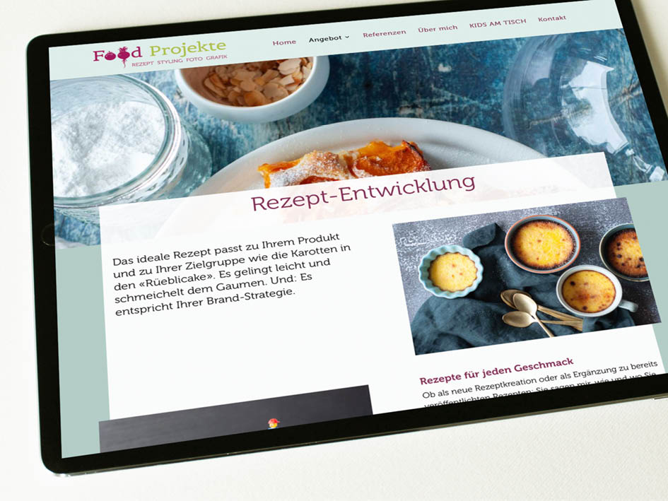  Webdesign für FoodProjekte